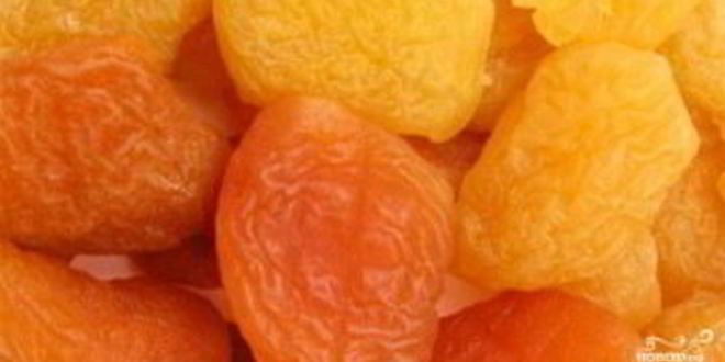Рецепт сухофруктов из персика