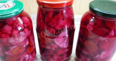 Рецепт Цветной капусты в банках