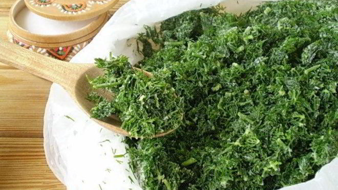 Рецепт укропа на зиму