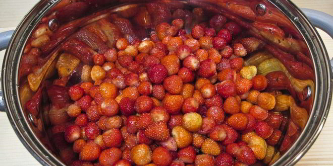 Рецепт клубнично-бананового варенье