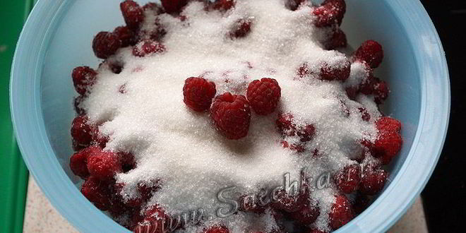 Рецепт малинового варенья с мятой