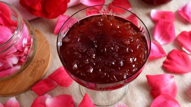 Рецепт розового варенья