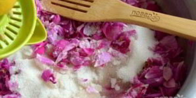 Рецепт розового варенья