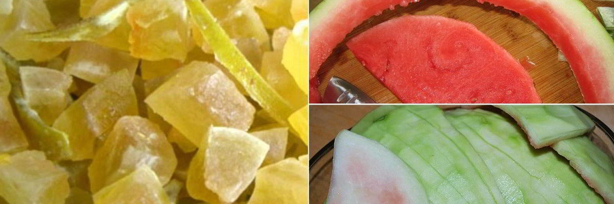Рецепт Цукатов из арбузных корок