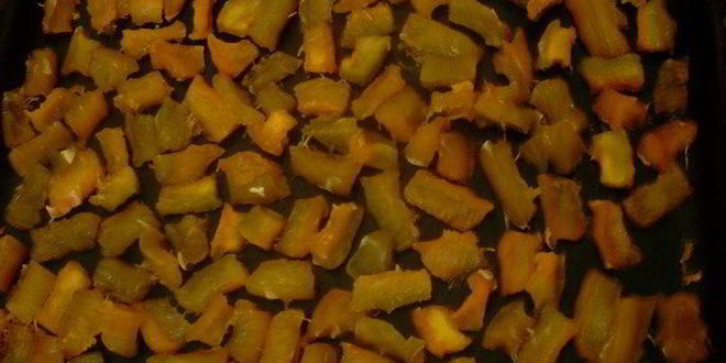 Рецепт цукатов из тыквы