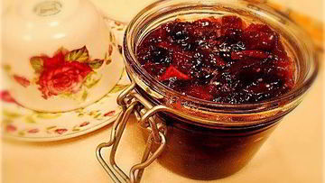 Рецепт Тыквенного конфитюра Дары осени с ягодами и апельсином