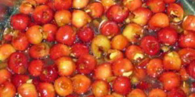 Рецепт варенья из черешни с арахисом