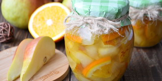 Рецепт Варенья из груш с апельсином