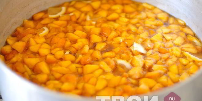 Рецепт варенья из персиков