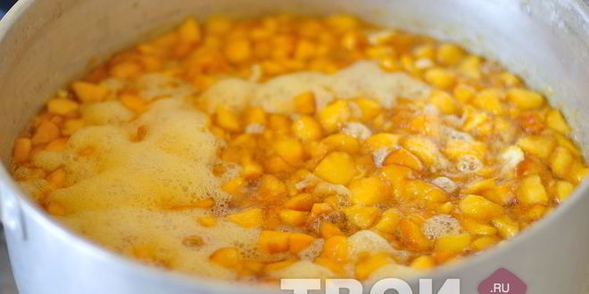 Рецепт варенья из персиков