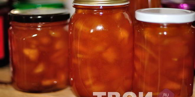 Рецепт варенья из персиков