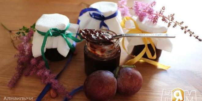 Рецепт варенья из слив и шоколада с арахисом