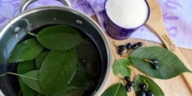 Рецепт варенья из смородины с листьями вишни