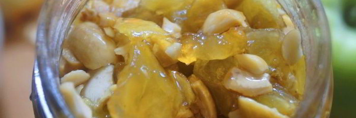 Рецепт Яблочного конфитюра с орехами