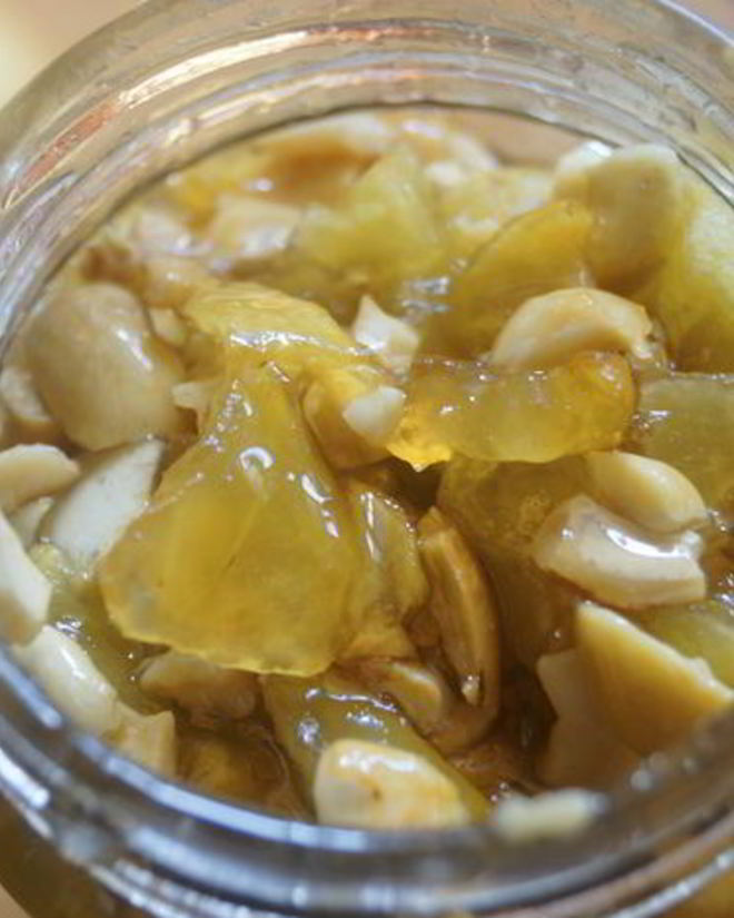 Рецепт яблочного конфитюра с орехами