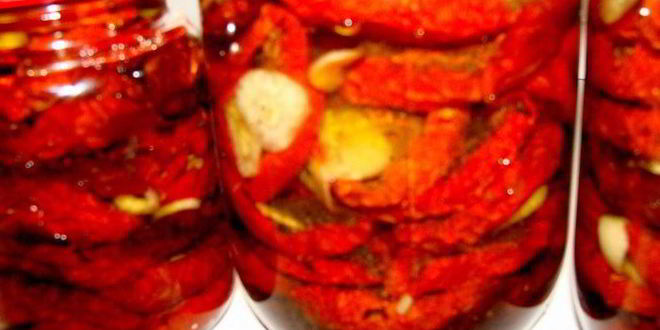 Рецепт вяленых помидорок