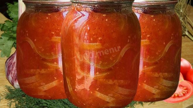 Рецепт языка из кабачков на зиму с томатной пастой