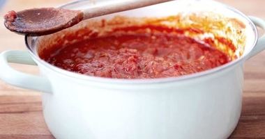 Рецепт Заготовки томатного соуса из помидор и томатной пасты