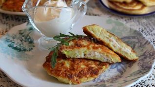 Рецепт Ленивых беляшей из кабачков