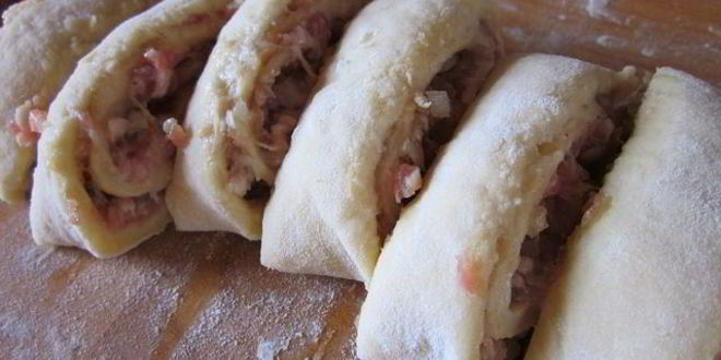 Рецепт ленивых беляшей на творожном тесте