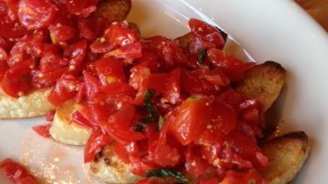 Рецепт брускетты из багета