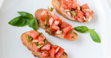 Рецепт Брускетты с овощами