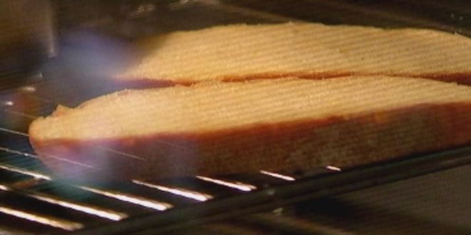 Рецепт брускетты с помидорами-гриль и артишоками