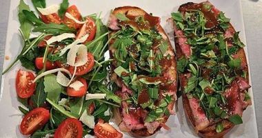 Рецепт Брускетты с ростбифом