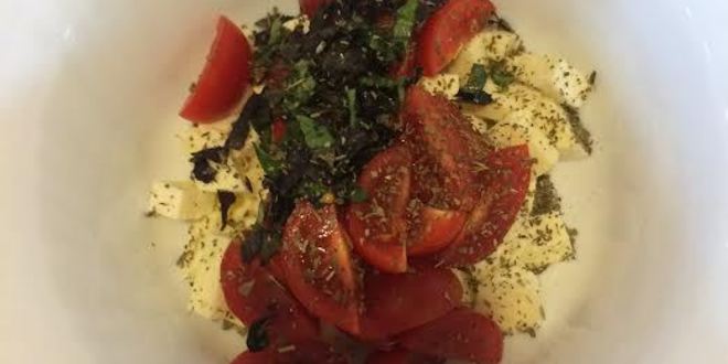 Рецепт брускетты с сулугуни