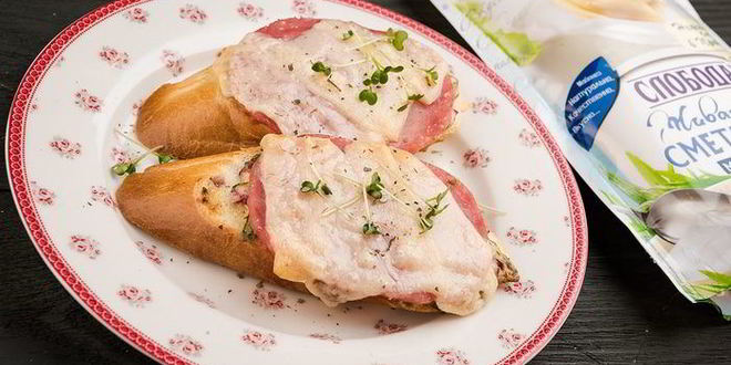 Рецепт горячих брускетт