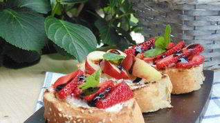 Рецепт Летних брускетт