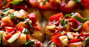 Рецепт Торжественно-красной брускетта