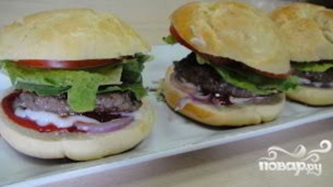 Рецепт американского бургера