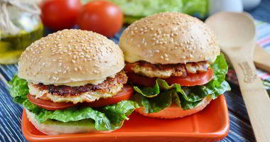 Рецепт Бургера с индейкой в азиатском стиле