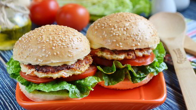 Рецепт бургера с индейкой в азиатском стиле