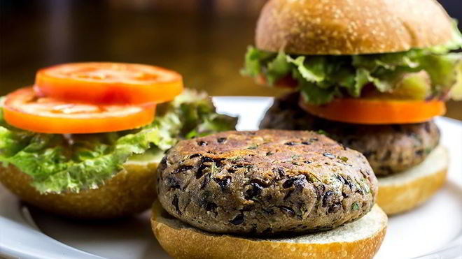 Рецепт бургера с котлетой без мяса