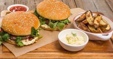 Рецепт Бургера Три сыра