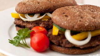 Рецепт Домашнего гамбургера с ржаным хлебом