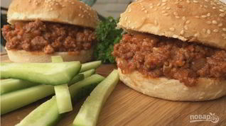 Рецепт Гамбургера Неряхи Джо