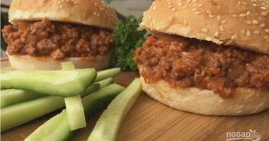 Рецепт Гамбургера Неряхи Джо