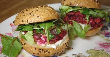 Рецепт Свекольно-чечевичных бургеры