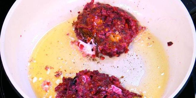 Рецепт свекольно-чечевичных бургеры