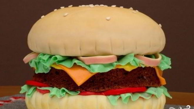 Рецепт торта гамбургер