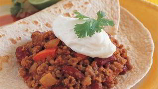 Рецепт Ароматного буритоса с помидорами