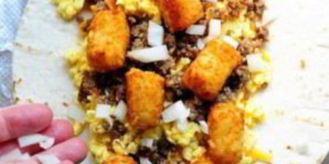 Рецепт буррито на завтрак