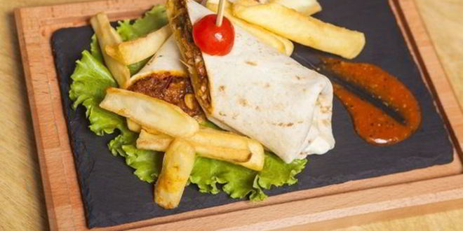 Рецепт Буррито с фаршем и грибами