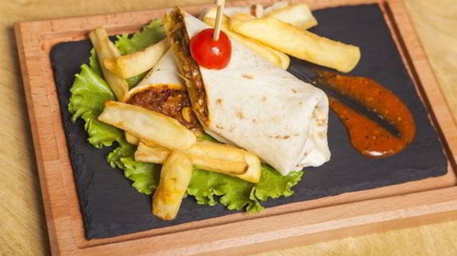 Рецепт буррито с фаршем и грибами