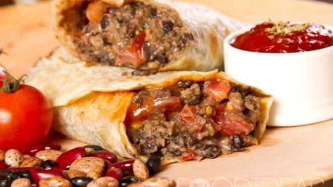 Рецепт буррито с фаршем