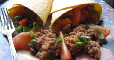 Рецепт Буррито с фасолью и фаршем