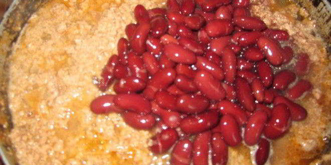 Рецепт буррито с фасолью и фаршем